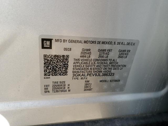 Photo 10 from auction – 2018 GMC TERRAIN SL with VIN 3GKALPEV9JL386323