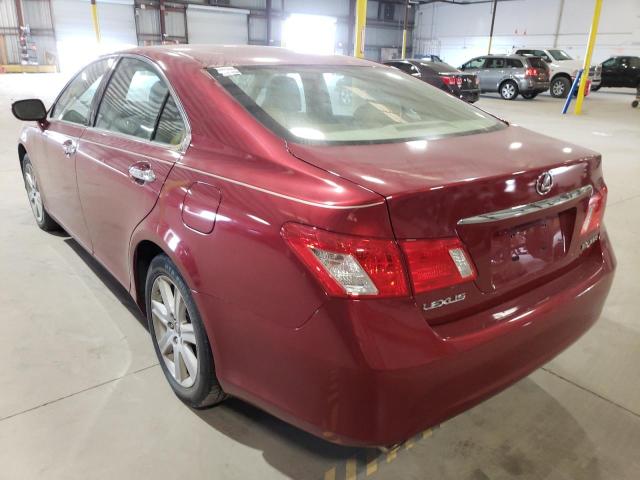 Photo 3 from auction – 2009 LEXUS ES 350 with VIN JTHBJ46G192317089