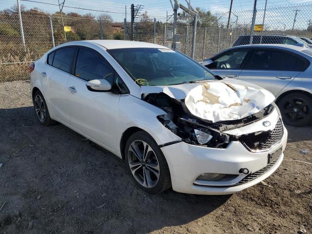 KIA FORTE EX 2014 with VIN KNAFX4A88E5197945 - Photo from auction