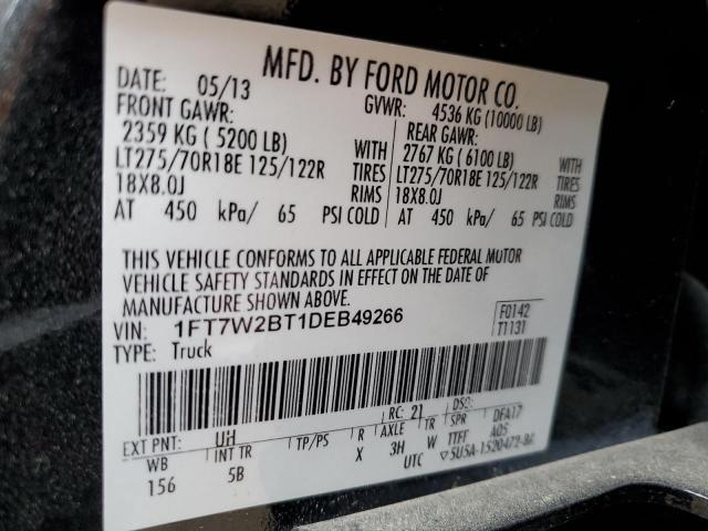 Photo 10 from auction – 2013 FORD F250 SUPER with VIN 1FT7W2BT1DEB49266