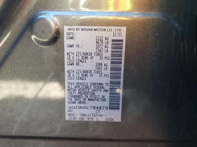 Photo 10 from auction – 2016 NISSAN ROGUE S with VIN 5N1AT2MV8GC784879