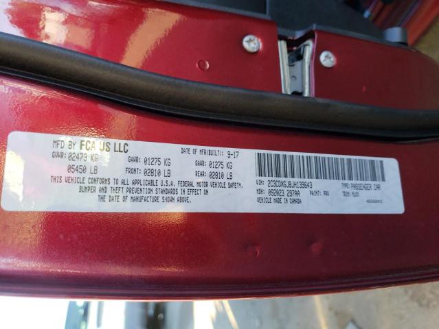 Photo 10 from auction – 2018 DODGE CHARGER R/ with VIN 2C3CDXGJ8JH139643