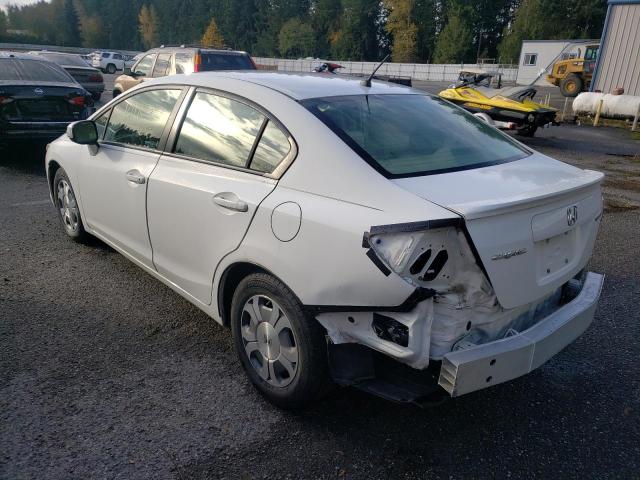 Photo 3 from auction – 2012 HONDA CIVIC HYBR with VIN JHMFB4F28CS011159