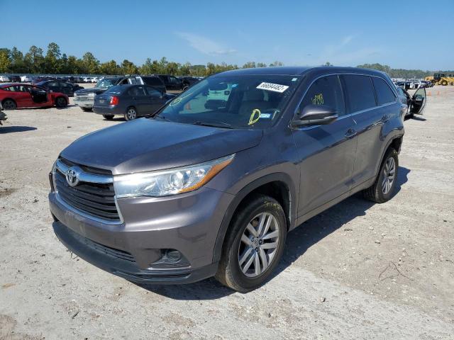 Photo 2 from auction – 2015 TOYOTA HIGHLANDER with VIN 5TDZARFH3FS010906