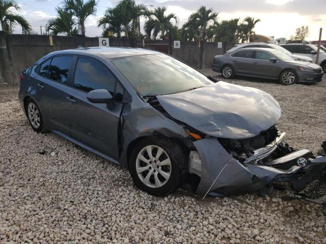 TOYOTA COROLLA LE 2021 with VIN 5YFEPMAE6MP152668 - Photo from auction