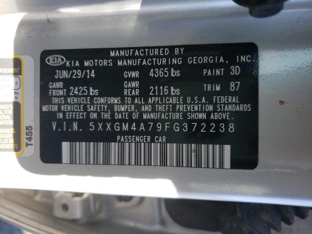 Photo 10 from auction – 2015 KIA OPTIMA LX with VIN 5XXGM4A79FG372238