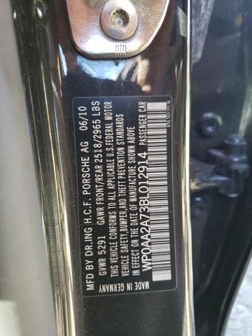 Photo 10 from auction – 2011 PORSCHE PANAMERA 2 with VIN WP0AA2A73BL012914
