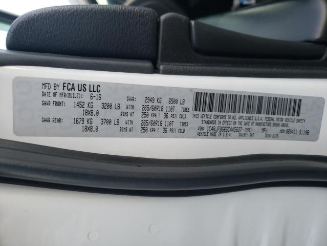 Photo 10 from auction – 2016 JEEP GRAND CHER with VIN 1C4RJFBG6GC445627