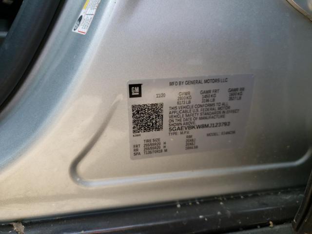 Photo 10 from auction – 2021 BUICK ENCLAVE PR with VIN 5GAEVBKW8MJ123793
