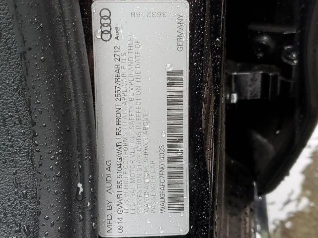 Photo 10 from auction – 2015 AUDI A6 PREMIUM with VIN WAUGFAFC7FN014023