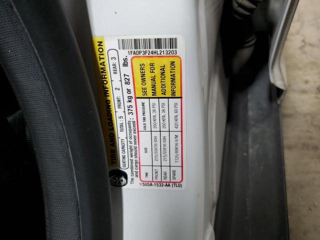 Photo 10 from auction – 2017 FORD FOCUS SE with VIN 1FADP3F24HL213203