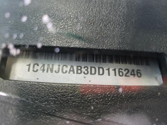 Photo 10 from auction – 2013 JEEP COMPASS with VIN 1C4NJCAB3DD116246