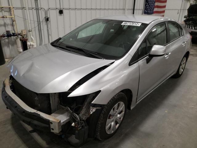 Photo 2 from auction – 2012 HONDA CIVIC 4D with VIN 19XFB2F5XCE024420