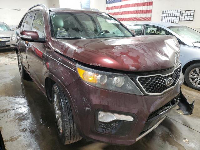 KIA SORENTO SX 2013 with VIN 5XYKWDA25DG351968 - Photo from auction