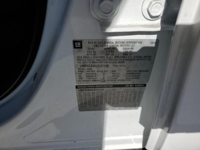 Photo 10 from auction – 2020 BUICK ENVISION E with VIN LRBFXCSA5LD121115