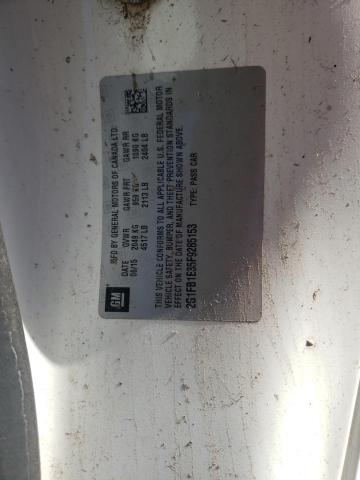 Photo 10 from auction – 2015 CHEVROLET CAMARO LS with VIN 2G1FB1E35F9285153