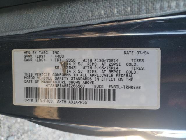 Photo 10 from auction – 1994 TOYOTA PICKUP 1/2 with VIN 4TARN81A8RZ266580