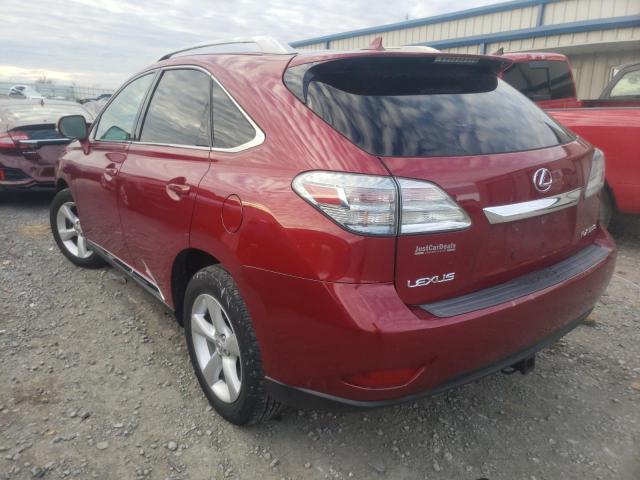 Photo 3 from auction – 2010 LEXUS RX 350 with VIN 2T2BK1BA2AC066678