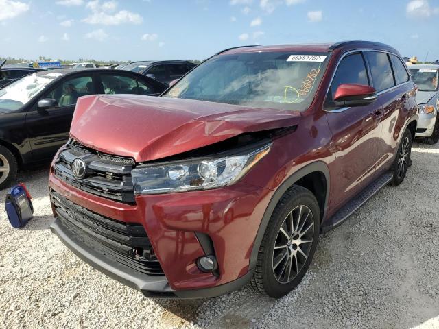 Photo 2 from auction – 2018 TOYOTA HIGHLANDER with VIN 5TDKZRFH6JS545361