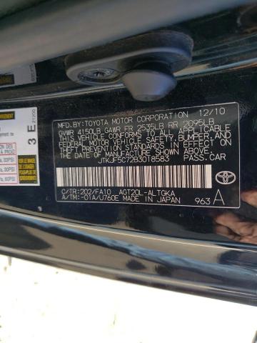 Photo 10 from auction – 2011 TOYOTA SCION TC with VIN JTKJF5C72B3018583