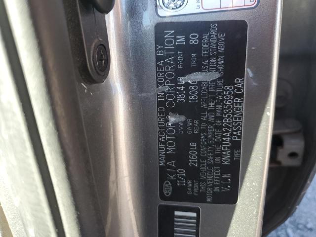 Photo 10 from auction – 2011 KIA FORTE EX with VIN KNAFU4A22B5356958