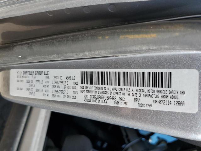 Photo 10 from auction – 2015 JEEP WRANGLER S with VIN 1C4GJWAG7FL507463