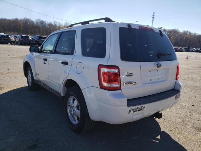 Photo 3 from auction – 2008 FORD ESCAPE XLT with VIN 1FMCU031X8KA67058