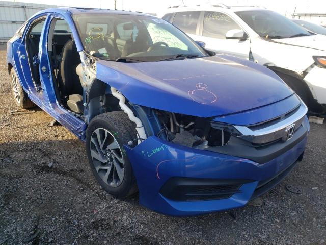HONDA CIVIC EX 2018 with VIN 19XFC2F78JE043995 - Photo from auction