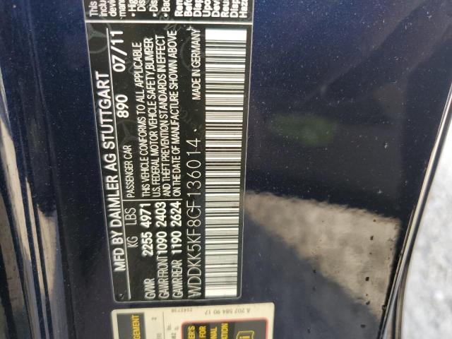 Photo 10 from auction – 2012 MERCEDES-BENZ E 350 with VIN WDDKK5KF8CF136014