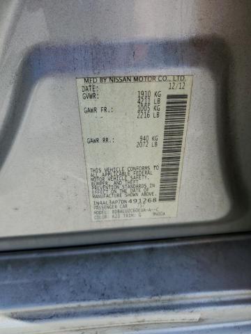 Photo 10 from auction – 2013 NISSAN ALTIMA 2.5 with VIN 1N4AL3AP7DN491268
