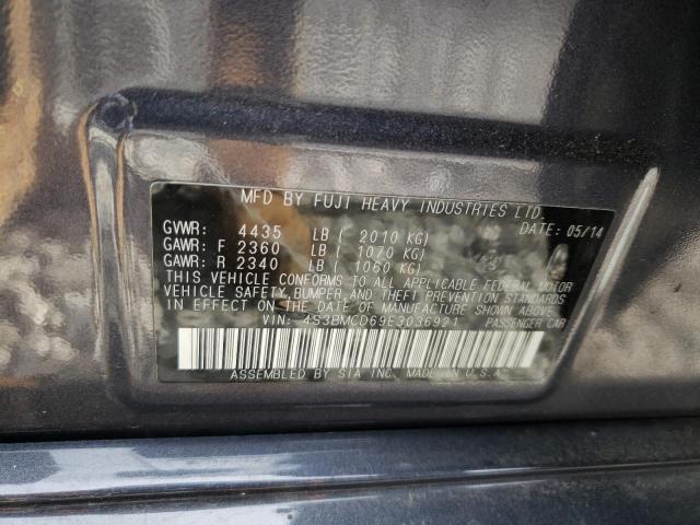 Photo 10 from auction – 2014 SUBARU LEGACY 2.5 with VIN 4S3BMCD69E3036921