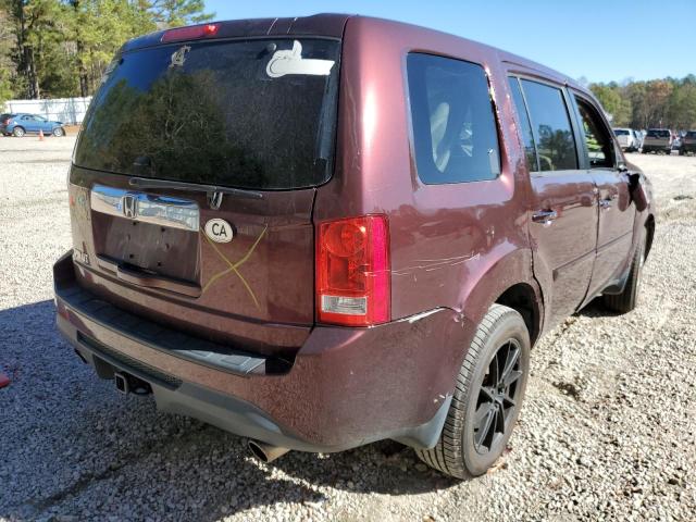 Photo 4 from auction – 2013 HONDA PILOT EXL with VIN 5FNYF3H5XDB044081