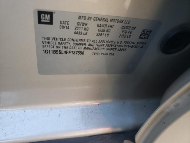 Photo 10 from auction – 2015 CHEVROLET MALIBU LS with VIN 1G11B5SL4FF137556