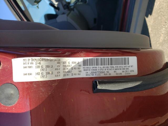 Photo 10 from auction – 2007 JEEP GRAND CHER with VIN 1J8GR48K77C569043