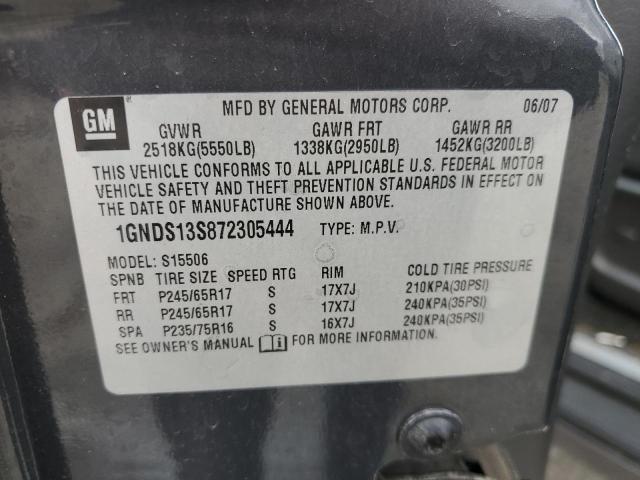 Photo 10 from auction – 2007 CHEVROLET TRAILBLAZE with VIN 1GNDS13S872305444