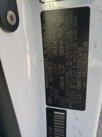 Photo 10 from auction – 2013 KIA FORTE LX with VIN KNAFT4A22D5674116