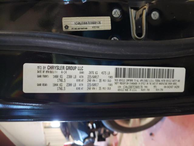 Photo 10 from auction – 2014 JEEP COMPASS SP with VIN 1C4NJDBB7ED809178