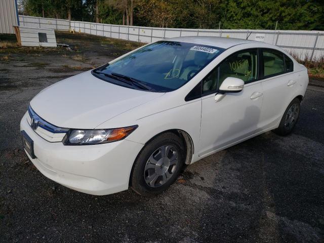 Photo 2 from auction – 2012 HONDA CIVIC HYBR with VIN JHMFB4F28CS011159