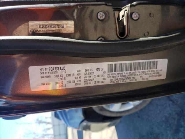 Photo 10 from auction – 2016 JEEP COMPASS SP with VIN 1C4NJDBBXGD707456