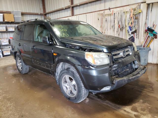 HONDA PILOT EX 2006 with VIN 5FNYF286X6B010468 - Photo from auction