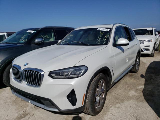 Photo 2 from auction – 2022 BMW X3 XDRIVE3 with VIN 5UX53DP09N9J89744