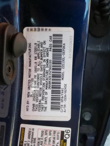 Photo 10 from auction – 2005 TOYOTA COROLLA LE with VIN 1NXBR32E15Z560193