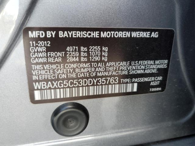 Photo 10 from auction – 2013 BMW 528 I with VIN WBAXG5C53DDY35763