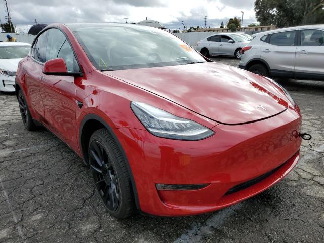 TESLA MODEL Y 2022 with VIN 7SAYGDEE9NF321623 - Photo from auction