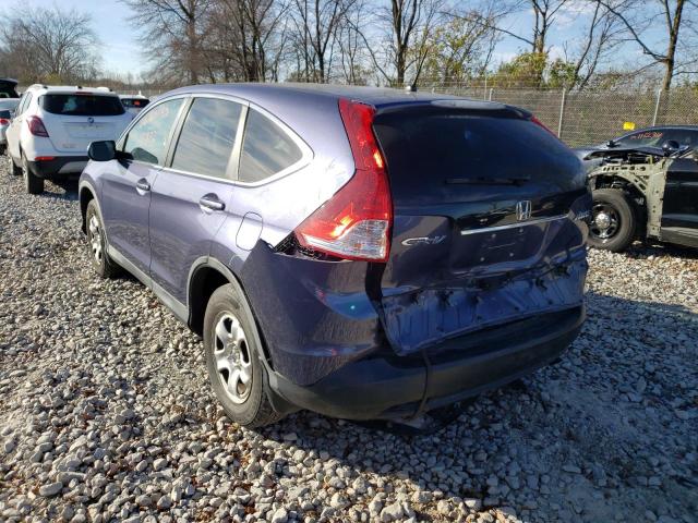 Photo 3 from auction – 2013 HONDA CR-V EX with VIN 2HKRM4H56DH648552
