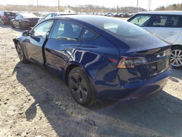 Photo 3 from auction – 2022 TESLA MODEL 3 with VIN 5YJ3E1EA2NF370722