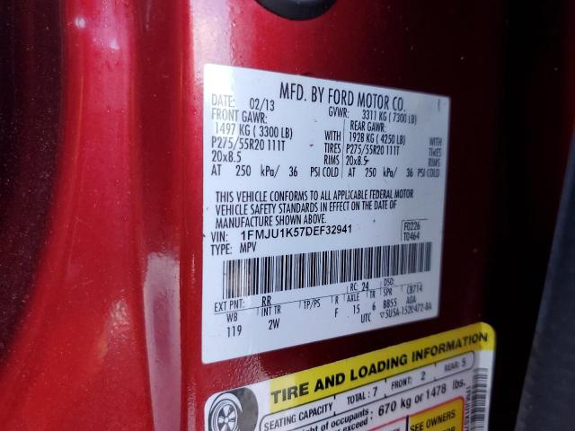 Photo 10 from auction – 2013 FORD EXPEDITION with VIN 1FMJU1K57DEF32941