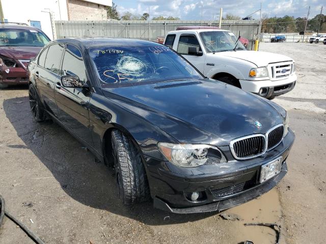 BMW 750 LI 2008 with VIN WBAHN83598DT87434 - Photo from auction