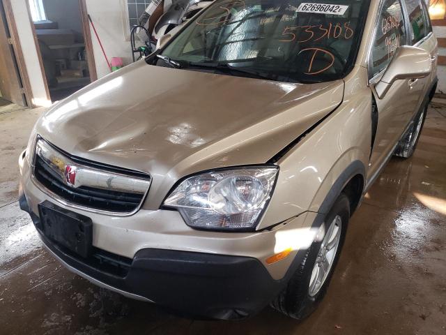 Photo 9 from auction – 2008 SATURN VUE XE with VIN 3GSCL33PX8S533108
