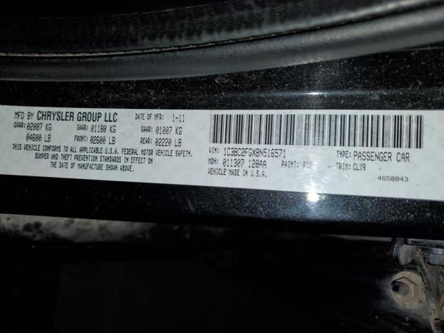 Photo 10 from auction – 2011 CHRYSLER 200 LIMITE with VIN 1C3BC2FGXBN516571
